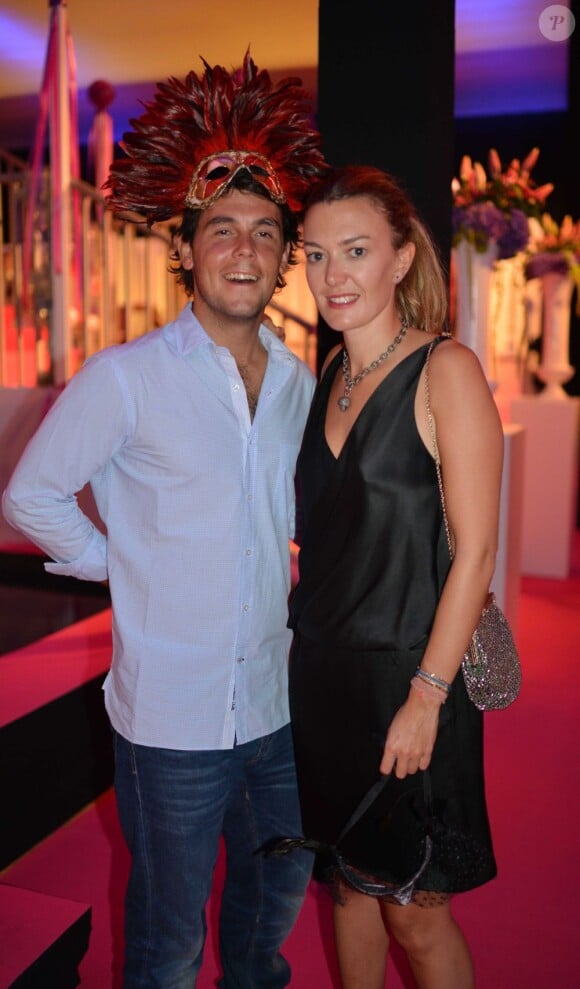 Alvarez Moya et Marta Ortega Perez le 17 août 2012 lors de la soirée de gala du concours hippique international de Valkenswaard