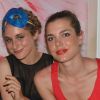 Charlotte Casiraghi et Electra Niarchos le 17 août 2012 lors de la soirée de gala du concours hippique international de Valkenswaard