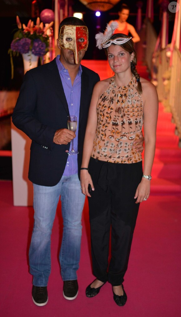 Athina Onassis et son mari Alvaro de Miranda  le 17 août 2012 lors de la soirée de gala du concours hippique international de Valkenswaard