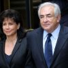 Dominique Strauss-Kahn et Anne Sinclair à la sortie du tribunal de New York, le 6 juin 2011.