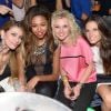 Fanny, Ginie, Virginie et Capucine de Secret Story 6 au Duplex le vendredi 31 août 2012 à Paris
