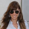 Jessica Biel de retour du mariage de son amie Meredith O'Sullivan le 3 septembre 2012 à l'aéroport de Los Angeles