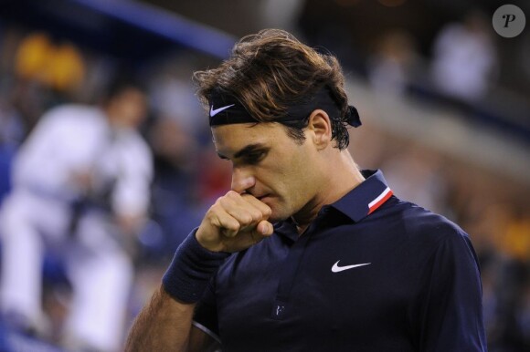 Roger Federer s'est incliné à la surprise générale en quart de finale de l'US Open face à Thomas Berdych à New York le 5 septembre 2012