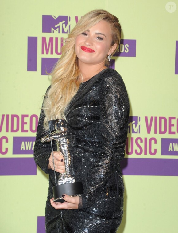Demi Lovato au MTV Video Music Awards au Staples Center de Los Angeles le 6 septembre 2012