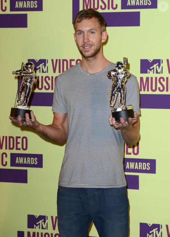Calvin Harris au MTV Video Music Awards au Staples Center de Los Angeles le 6 septembre 2012