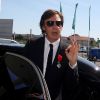Paul McCartney sort de l'Elysée samedi 8 septembre 2012 avec sa femme Nancy, après avoir été décoré de la Legion d'Honneur