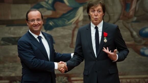 Paul McCartney : Epinglé par François Hollande, un bel hommage devant sa famille