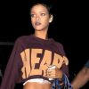 Rihanna sort du studio d'enregistrement à Londres le 8 septembre 2012