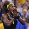 Serena Williams n'en revenait pas après avoir décroché son quatrième US Open et son quinzième Grand Chelem en venant à bout de Victoria Azarenka en finale de l'US Open le 9 septembre 2012
