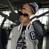 Rihanna à l'aéroport d'Heathrow, s'apprête à prendre son vol pour Los Angeles. Londres, le 10 septembre 2012.