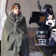 Marion Cotillard sur le tournage de  Nightingale  de James Gray, à New York en janvier 2012.