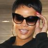 Rihanna arrive à l'aéroport de Los Angeles en provenance de Londres. Le 10 septembre 2012.