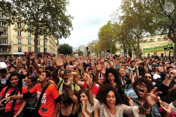 Image de la Techno Parade 2011, le 17 septembre à Paris.