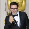 Michel Hazanavicius lors de la cérémonie des Oscars 2012