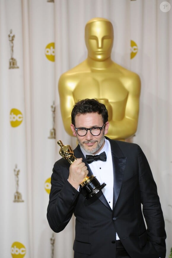 Michel Hazanavicius lors de la cérémonie des Oscars 2012