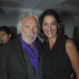  Pierre Richard et sa femme lors de la soirée de lancement de la collection haute joaillerie  10 Royale , par Kenzo Takada et Vianney d'Alançon au 10 rue Royale, le 12 septembre 2012 