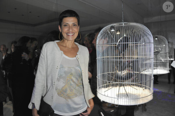 Cristina Cordula lors de la soirée de lancement de la collection haute joaillerie 10 Royale, par Kenzo Takada et Vianney d'Alançon au 10 rue Royale, le 12 septembre 2012

