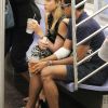 Jessica Alba a pris le métro dans les rues de New York en septembre 2012