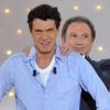 Marc Lavoine et Michel Drucker à l'enregistrement de Vivement Dimanche, mercredi 19 septembre. L'émission sera diffusé dimanche 23 septembre par France 2.