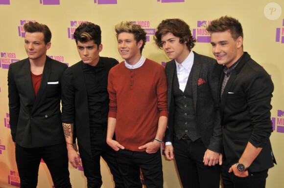 Les One Direction à Los Angeles, le 6 septembre 2012.