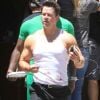 Mark Wahlberg tourne une scène de la comédie Pain and Gain de Michael Bay, à Miami le 16 avril 2012.