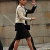 Arrivée de la princesse Madeleine et du prince Carl Philip au Parlement.
Le roi Carl XVI Gustaf de Suède, la reine Silvia, la princesse Victoria, le prince Daniel, le prince Carl Philip et la princesse Madeleine procédaient le 18 septembre 2012 à l'ouverture du Parlement, à Stockholm.