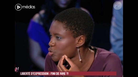 Rokhaya Diallo sur le plateau de Vous trouvez ça normal ?! sur France 2.