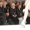 Sharon Stone et son petit ami Martin Mica : totalement in love au défilé de mode Fendi durant la Fashion Week italienne à Milan, collection printemps/été 2013, le 22 septembre 2012
