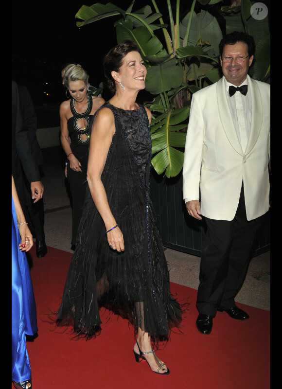 Caroline de Hanovre lors de la première édition du gala de charité "Monaco par coeur" au profit des associations Jeune J'écoute er CéKeDuBonheur à Monaco, le 22 septembre 2012