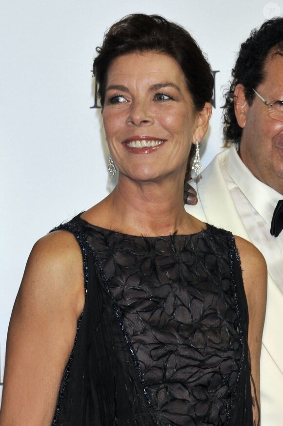 Caroline de Hanovre lors de la première édition du gala de charité "Monaco par coeur" au profit des associations Jeune J'écoute er CéKeDuBonheur à Monaco, le 22 septembre 2012