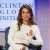 Rania de Jordanie lors de son intervention au Clinton Global Initiative à New York le 23 septembre 2012
