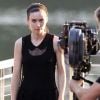 Rooney Mara tournent une scène du nouveau film mystérieux de Terrence Malick à Austin, Texas. Le 23 septembre 2012.