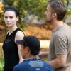 Ryan Gosling et Rooney Mara tournent des scènes du nouveau film mystérieux de Terrence Malick à Austin, Texas. Le 23 septembre 2012.