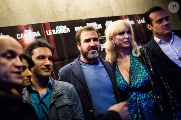 Eric Cantona, Rachida Brakni, HPG et les membres du casting à l'avant-première du film Les Mouvements du bassin au MK2 quai de Seine à Paris le 25 septembre 2012