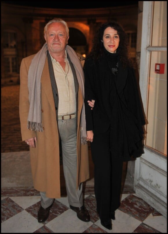 Niels Arestrup et sa femme Isabelle en 2011 à Paris