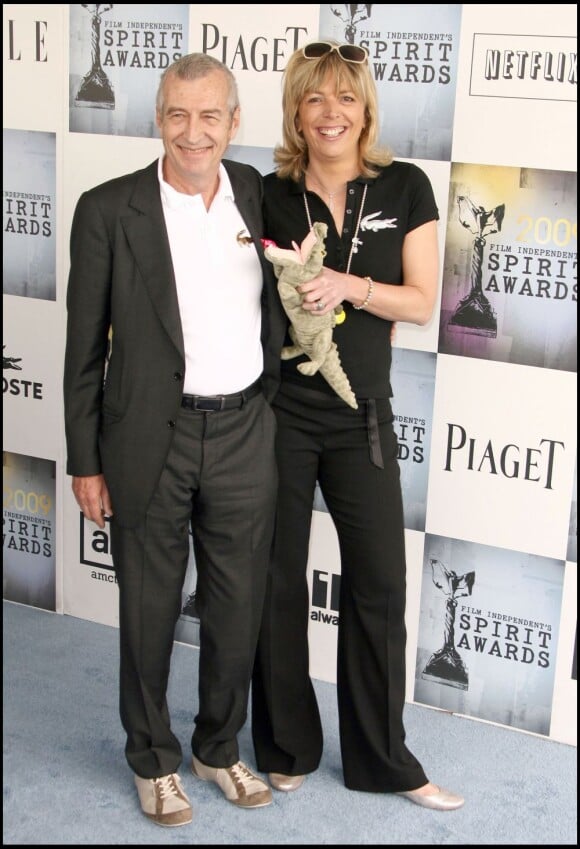 Michel et Réjane Lacoste lors des Spirit Awards à Santa Monica. Février 2009.
