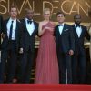 John Cusack, Matthew McConaughey, Lee Daniels, Nicole Kidman, Zac Efron, David Oyelowo et Macy Gray au Festival de Cannes pour présenter Paperboy en mai 2012.