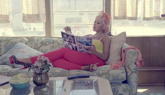 Image extraite du clip Your Body de Christina Aguilera, septembre 2012.