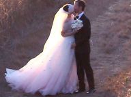 Anne Hathaway : Premières photos de son mariage au coucher de soleil