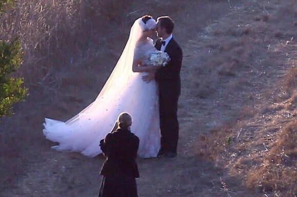 La belle Anne Hathaway et Adam Shulman se sont mariés à Big Sur, Californie, le 29 septembre 2012.