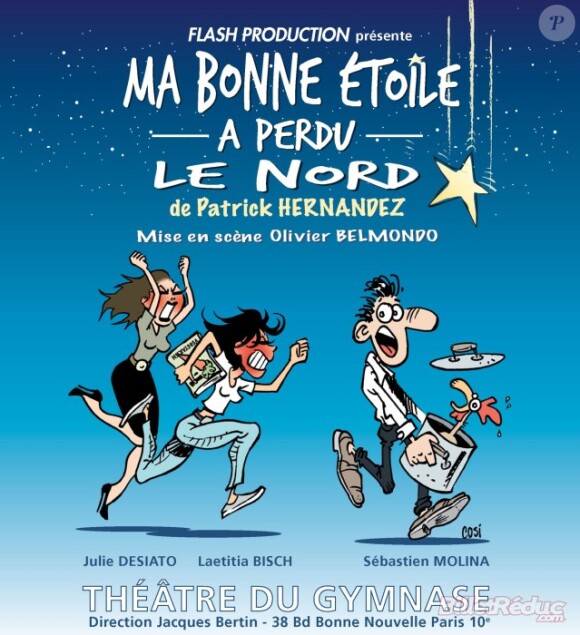 Ma bonne étoile a perdu le nord au Théâtre du Petit Gymnase à Paris