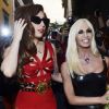 Lady Gaga et Donatella Versace visitent le Palazzo Versace et crée l'émeute à Milan. Le 1er octobre 2012.