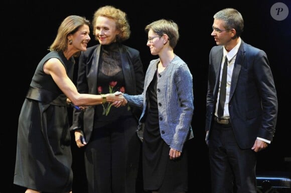 Kaija Saariaho et Helene Gestner font partie des lauréates du millésime 2012. La princesse Caroline de Hanovre, présidente de la Fondation Prince Pierre, participait le 2 octobre 2012 à la remise des Prix de la Fondation, à l'Opéra Garnier, à Monaco.