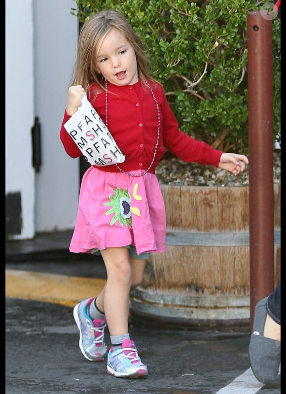 Seraphina, fille de Jennifer Garner, à Los Angeles, le mercredi 3 octobre 2012.