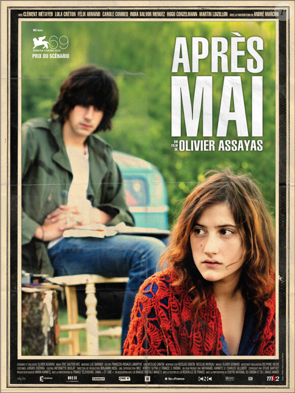 L'affiche du film Après Mai d'Olivier Assayas, qui sortira le 14 novembre 2012.