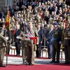 La famille royale d'Espagne était rassemblée en tenue officielle le 1er octobre 2012 pour la remise de la Croix du mérite collectif San Fernando au régiment de cavalerie Alcantara.