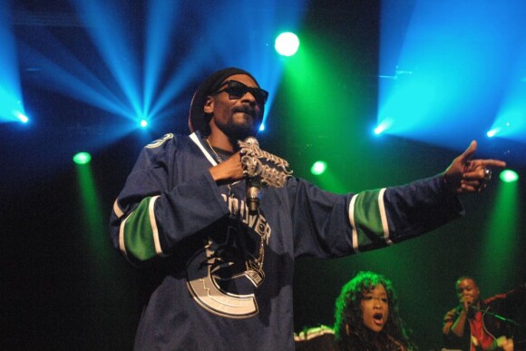 Snoop Dogg en concert au Commodore Ballroom à Vancouver, Canada, le 20 juillet 2012.