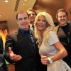 L'inauguration de la boutique Breitling à Paris en octobre 2012 avec John Travolta au top de sa forme, aux côtés de Victoria Silvstedt