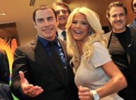 John Travolta déborde de bonne humeur avec la sculpturale Victoria Silvstedt