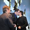 L'inauguration de la boutique Breitling à Paris en octobre 2012 avec John Travolta et José Garcia